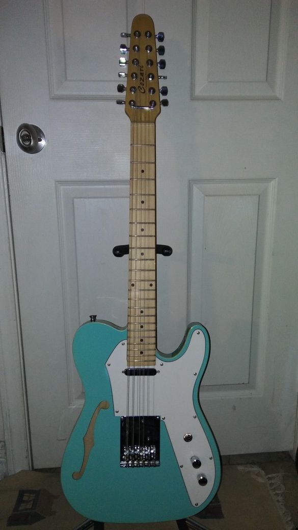 Cozart 12 string telecaster style electric guitar