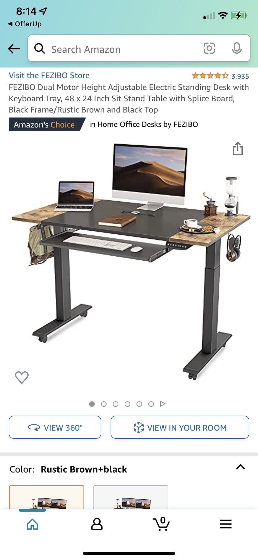 **BRAND NEW**Electric Standing Desk For Home, Office, School, Adjustable 
