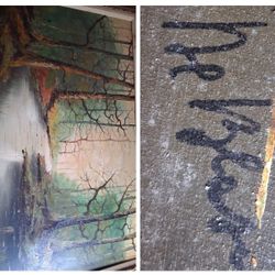 Large Signed Painting 