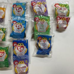 Vintage McDonald’s TY Toys. Factory Sealed 
