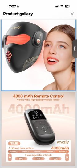 Nvboty Face Massager with Remote Control