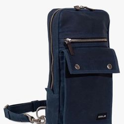 Kolo Keeley Shoulder Sling Bag Cross-Body Shoulder Strap Organic Waxed Cotton Canvas New