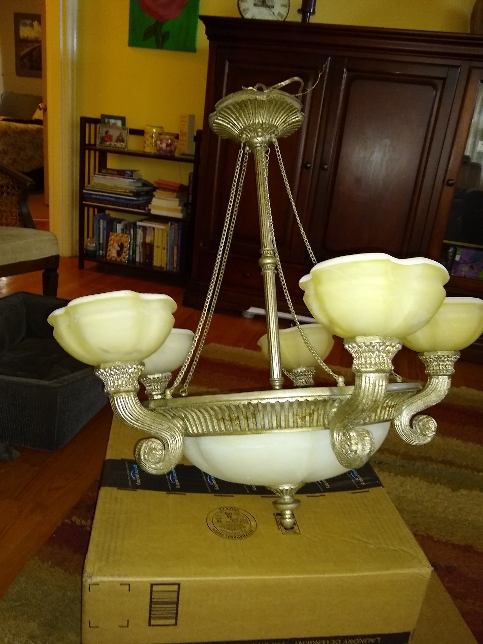 1920s style pendant light fixture