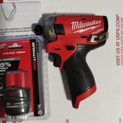 Milwaukee SURGE M12 FUEL Impact Driver, 2.5 battery 120.00