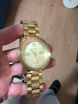 Nixon gold watch trade for snowboard