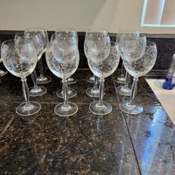 Six Wine Glasses 