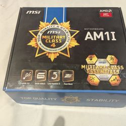 MSI AM1i Motherboard And AMD Athlon 5350 Combo