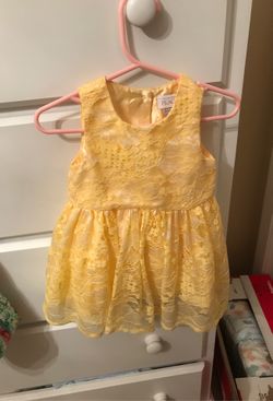 Yellow dress 9-12 M