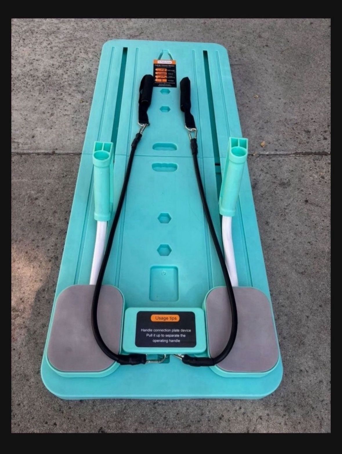 New In Box-New 41-3/4" X 16" Pilates Board Pilate Reformer Set Foldable Home Gym