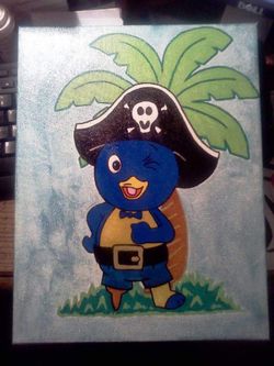 Backyardigans Acrylic Painting on canvas