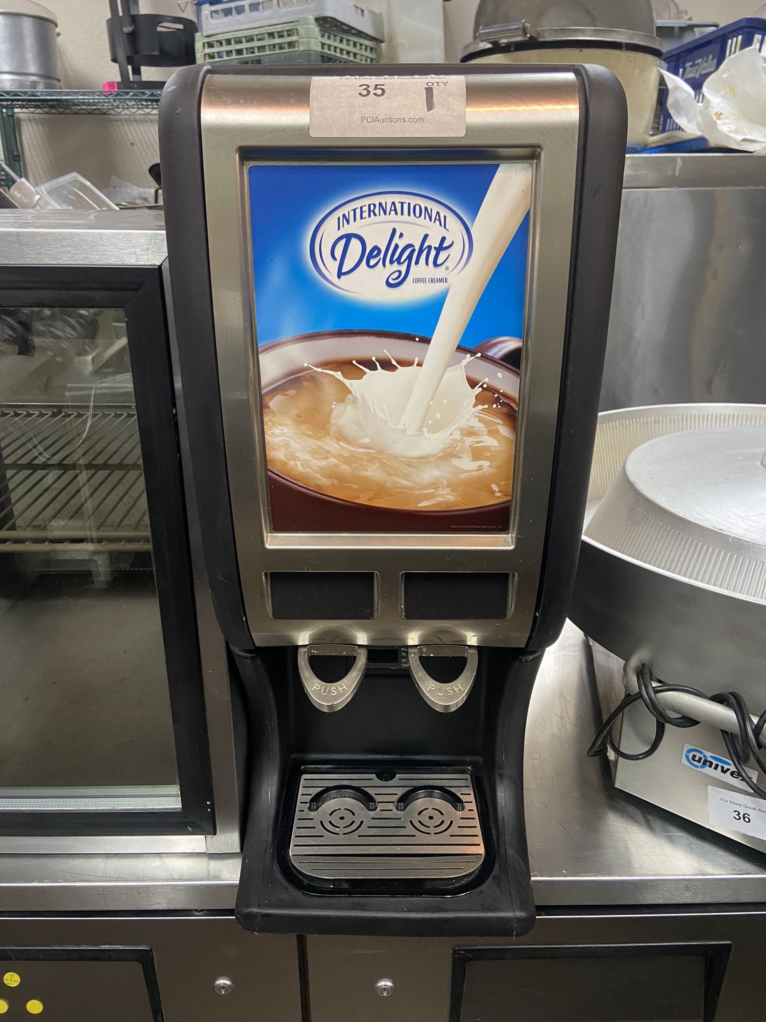 Creamiser Refrigerated Double Dispenser Creamer Iced Coffee Model