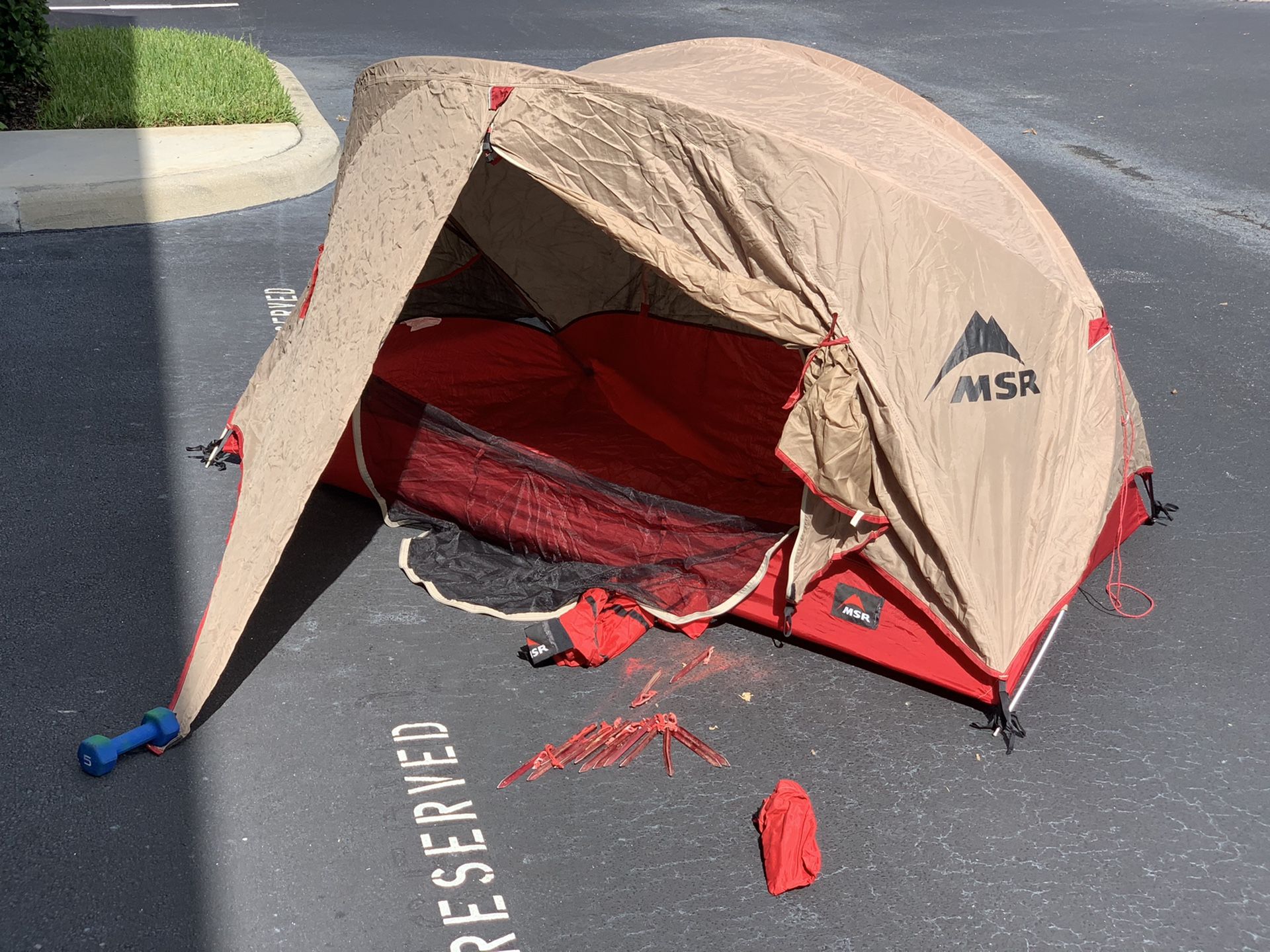 MSR Ventana tent camping backpacking hiking