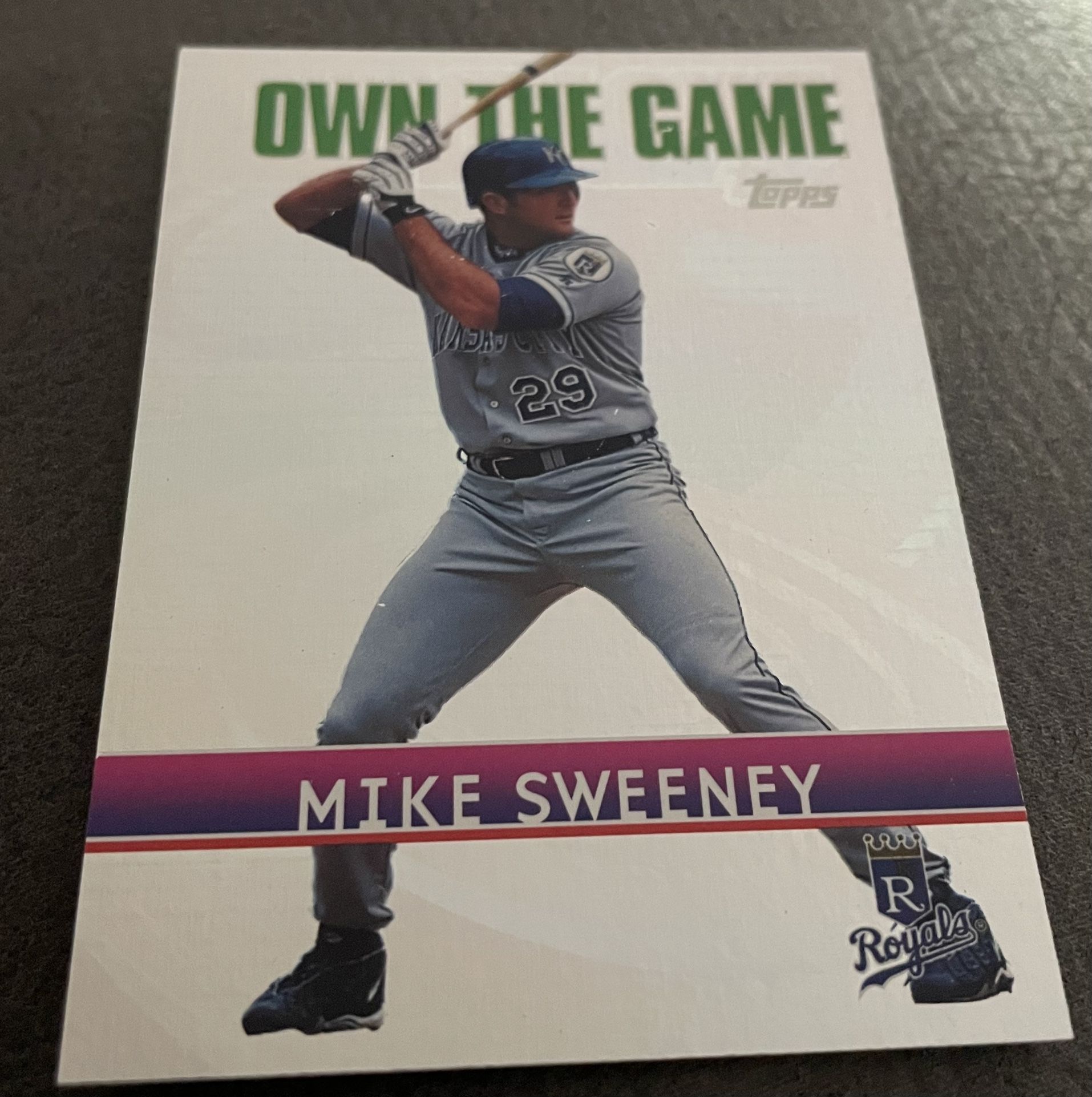 Mike Sweeney OWN THE GAME 2001 Topps #OG10 Card