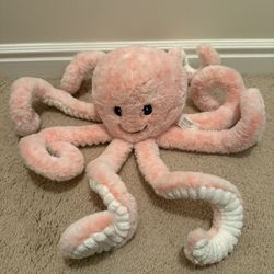 Burton Pink Octopus Plush Large and Super Soft 