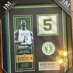 Kevin Garnett Limited Edition Commemorative Big Ticket