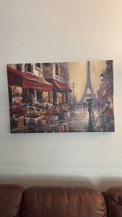 Canvas Print Of Paris Street