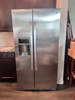 Kenmore Elite stainless steel side-by-side refrigerator