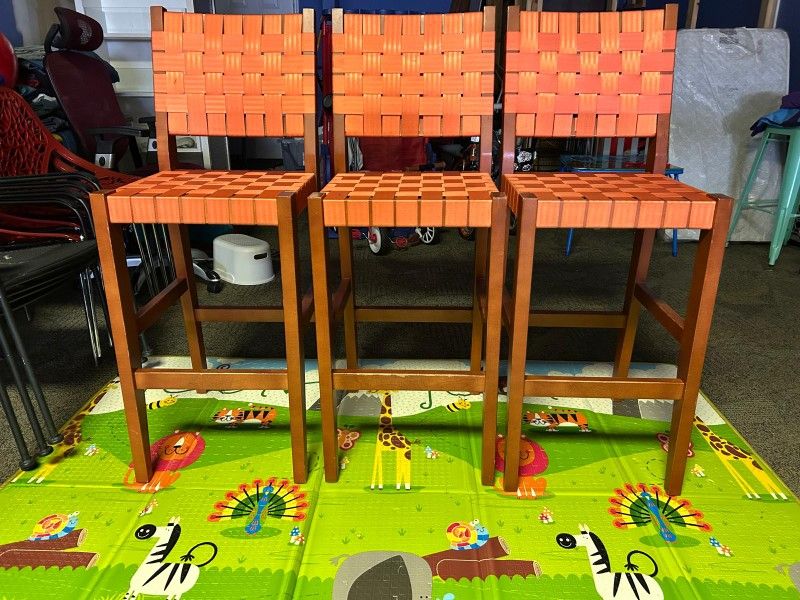 Woven Bar Stools