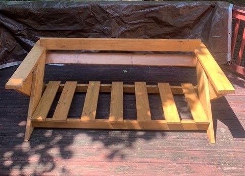 Outdoor Wood Sofa