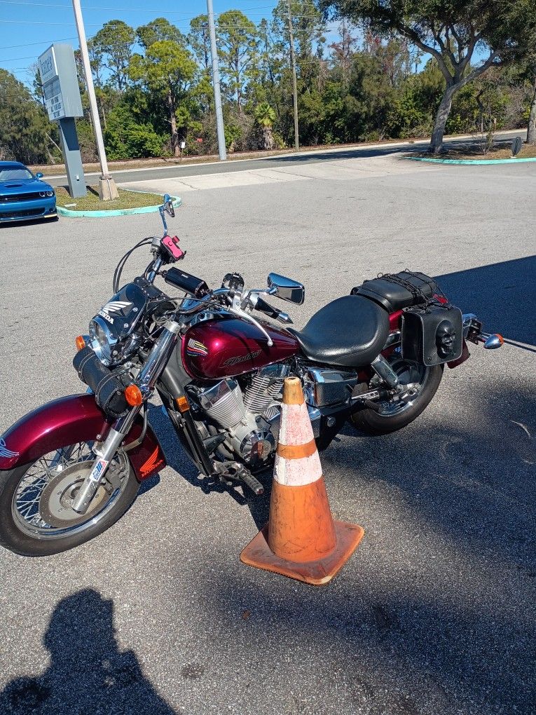 Motorcycle 2004 Honda Shadow 13000 Miles Excellent Condition Garage Kept