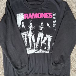 RAMONES Punk Rock Band Teens Pullover Sweatshirt Size 2XL