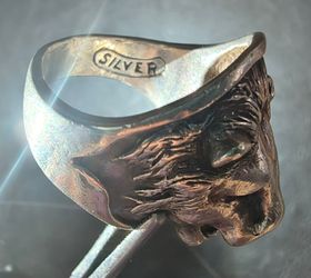 Silver Lion/LEO Ring Size 12