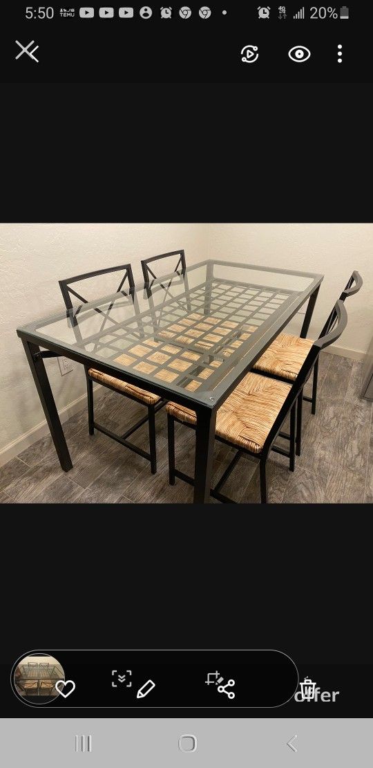 "Table Only" Chairs Already Sold