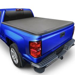TYGER T3 Soft Tri-fold fit 2020-2026 Chevy Silverado GMC Sierra 2(contact info removed)HD | 6'10" Bed  SKU: TG-BC3C1212 UPC: (contact info removed)46