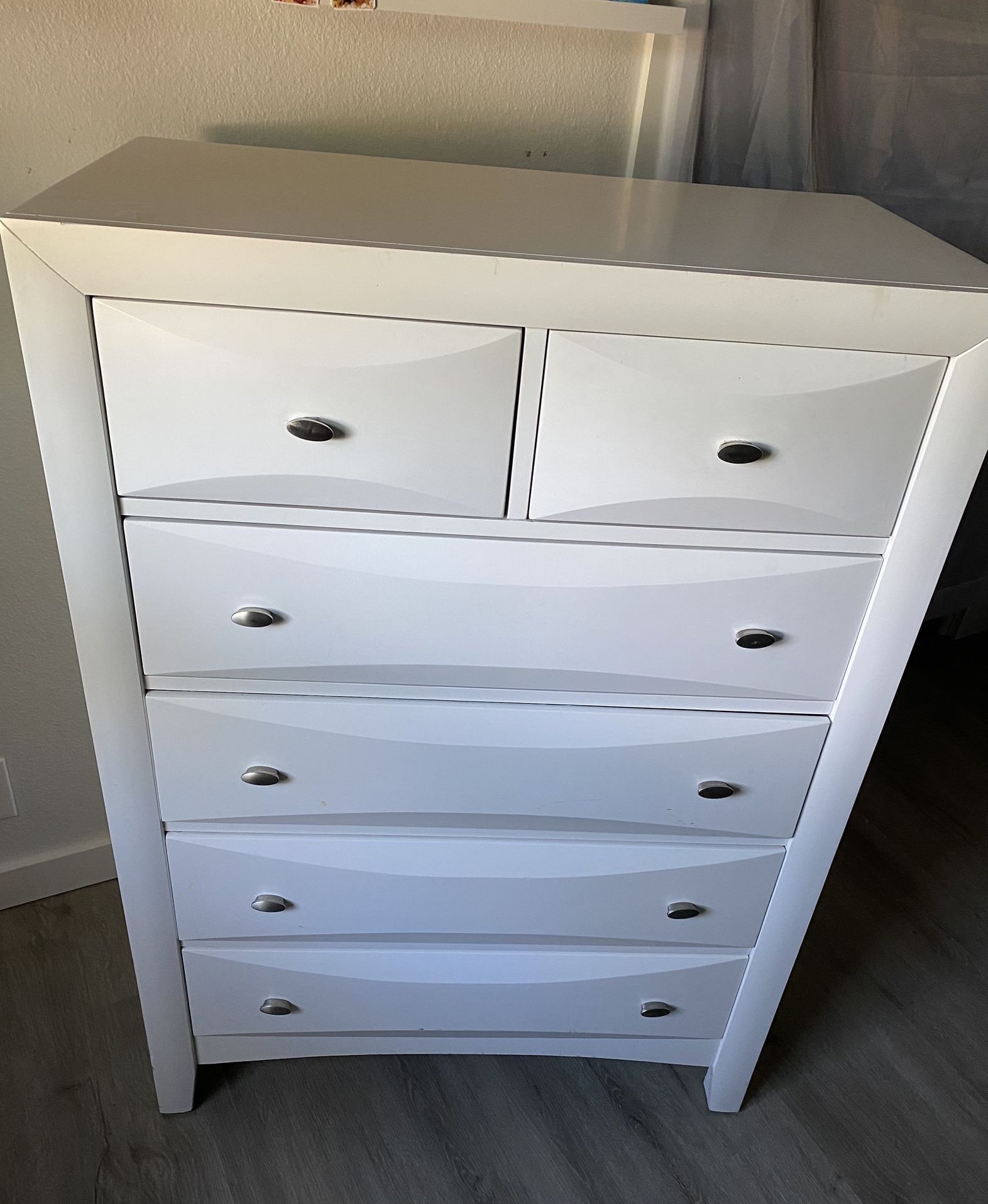 White dresser