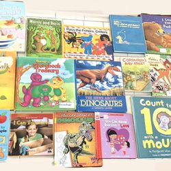 Kids Hardcover Book Lot 23+ Illustrated Learning + Short Story