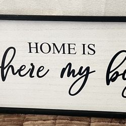 Home Is Where My Boys Are - Wall Art