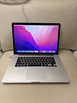 MacBook Pro i7, 2015, 16 GB Ram, 1 TB SSD, OS Monterey
