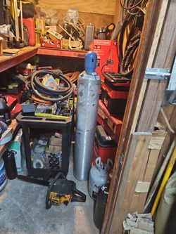 Large aluminum nitrogen tank