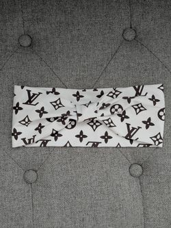New LV brown & white Pattern women's headband
