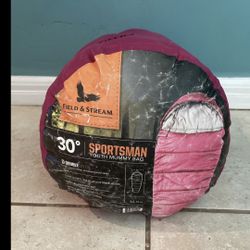 FIELD & STREAM.  30° SPORTSMAN MUMMY BAG  DIMENSIONS