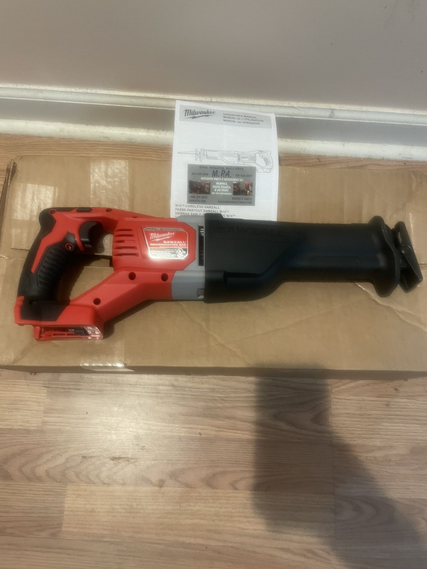 Brand New Milwaukee M18 Reciprocating Saw 2621-20