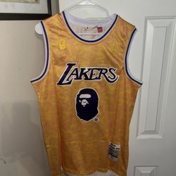BAPE x NBA Lakers Jersey in XL 