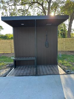 outside shower