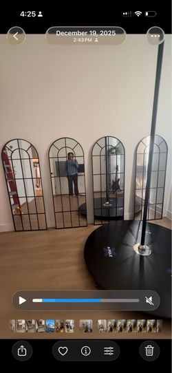 Arched Grid Mirrors