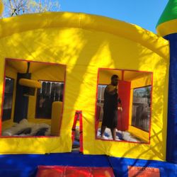 Yellow Bounce House For Sale 