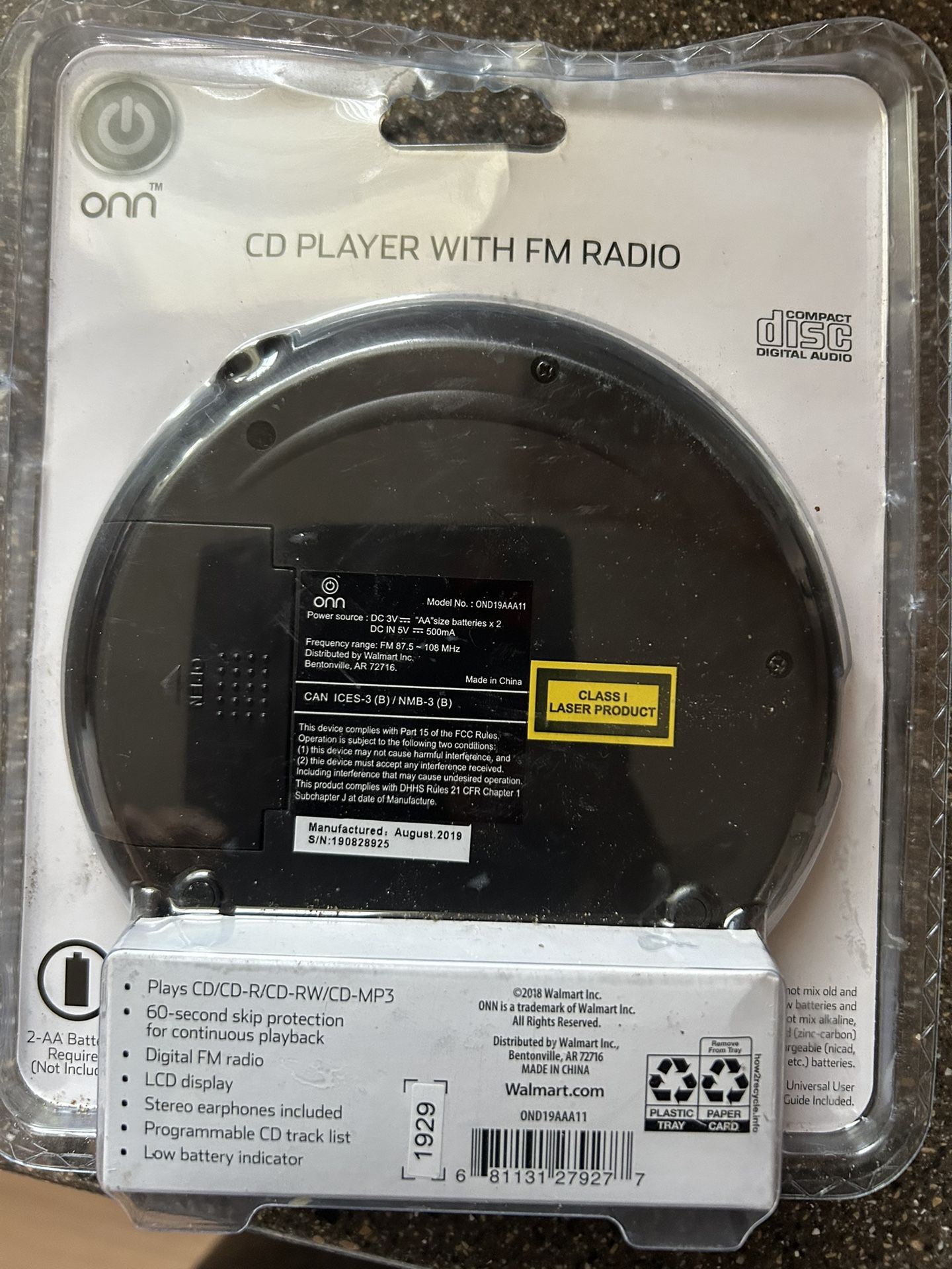 Cd Player With Fm Radio