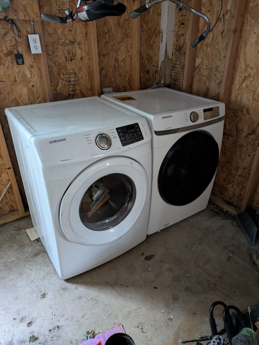 Samsung Washer And Dryer, Stackable With Parts