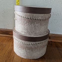Vintage Two Hat Boxes