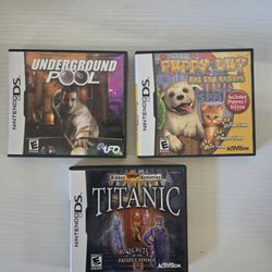 Nintendo DS Video Game Lot Bundle 