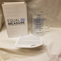 Humorous Glass Measuring cup