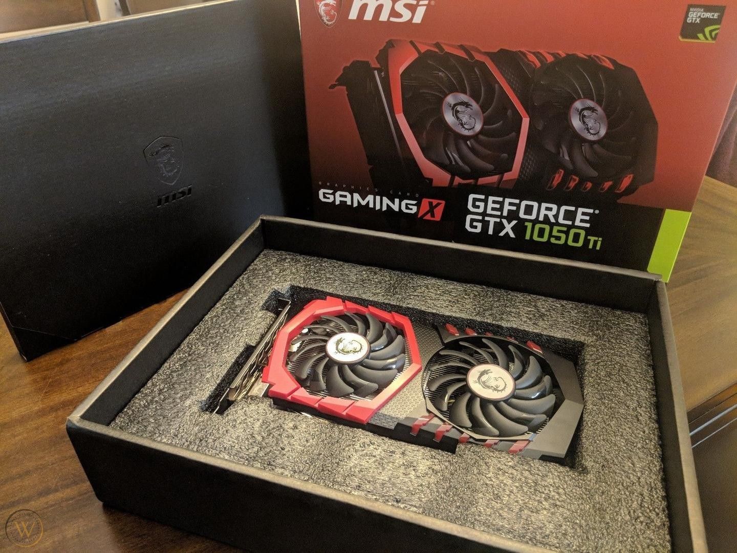 MSI GeForce GTX 1050 TI 4GB NEW