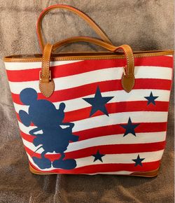 Disney Dooney & Bourke Mickey Mouse Americana Shopper Tote (2018)