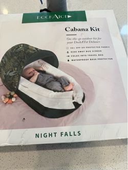 Brand new DockATot Cabana Kit in the Night Fall