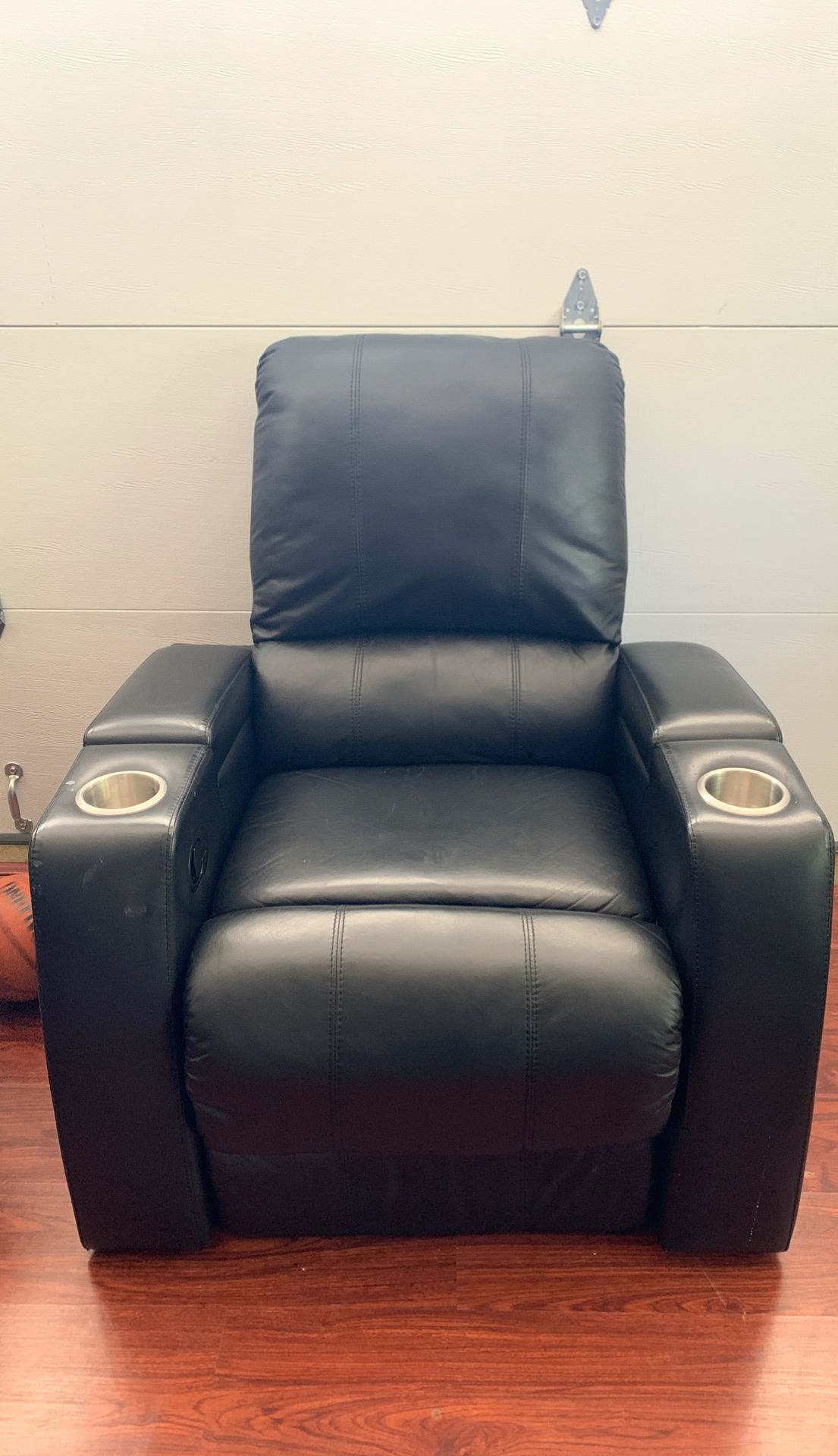 Black leather Recliner Chair