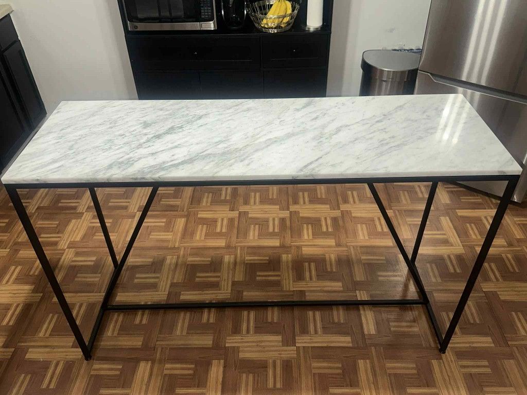 Real Marble Kitchen/Console Table